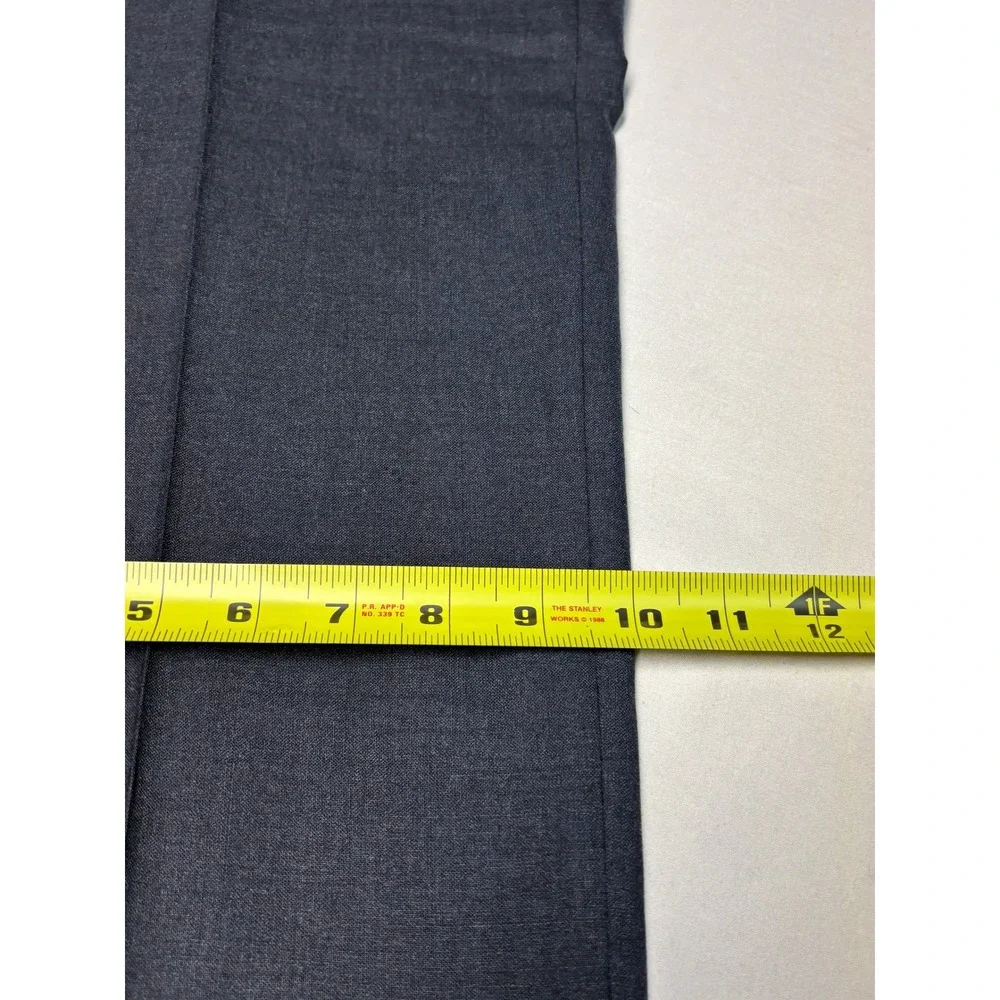 Brooks Brothers 346 Mens Wool Stretch Dress Pants Charcoal Grey W38 L29 73551027